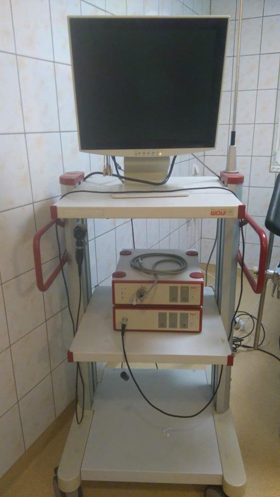 Cystoscop WOLF + 3 optyki – monitor + źródło światła